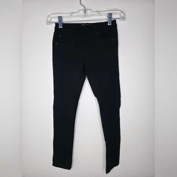 Seven For All Mankind Girls Black Pants, Size 6x - Picture 1 of 7